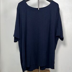 J. Jill 100% Pima Cotton Short Sleeve Shirt.